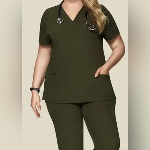 Mandala Scrub Set~ Olive